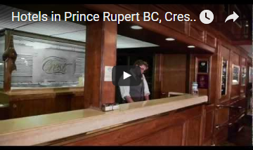 Front desk reception at Crest Hotel